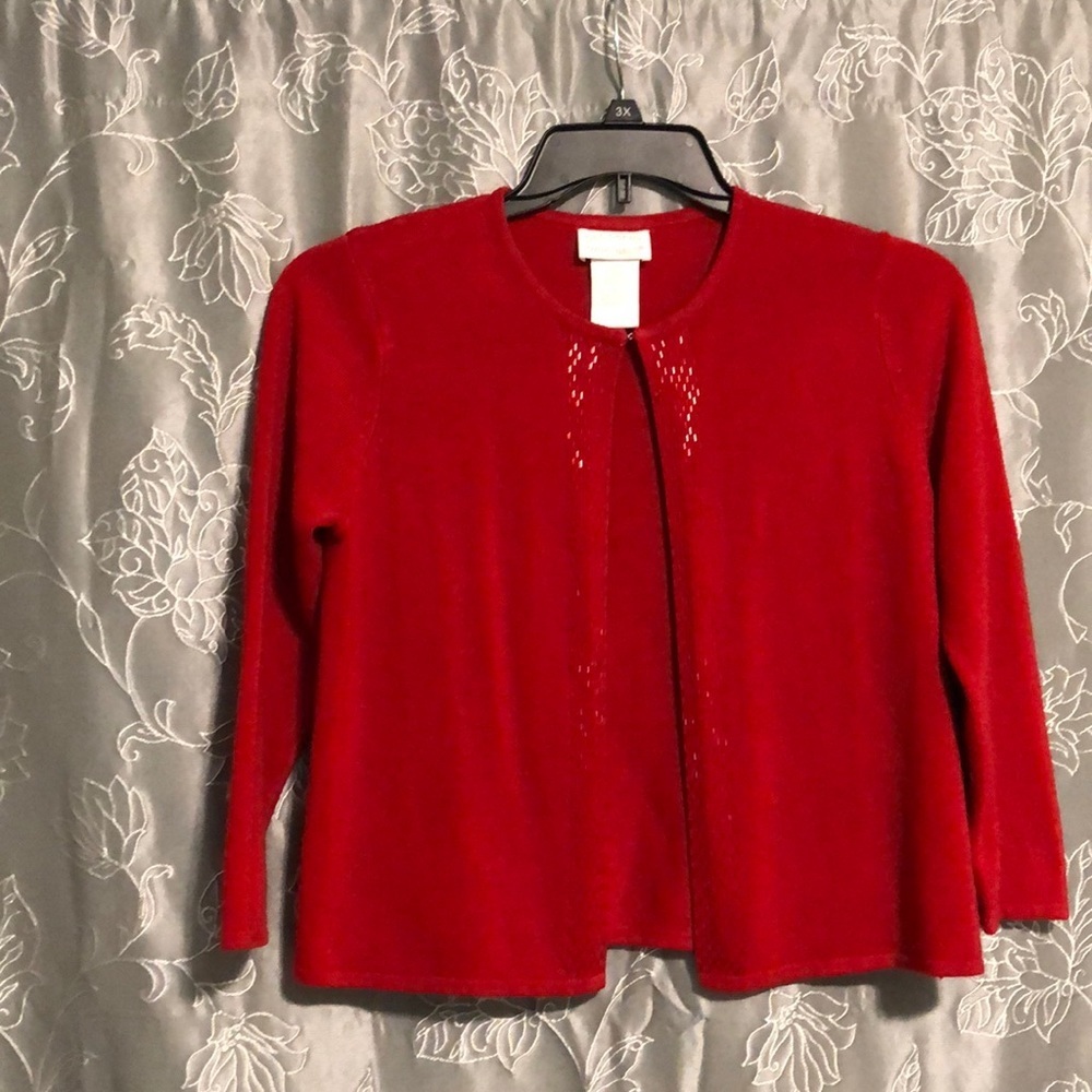 Red sweater/shrug for formal event